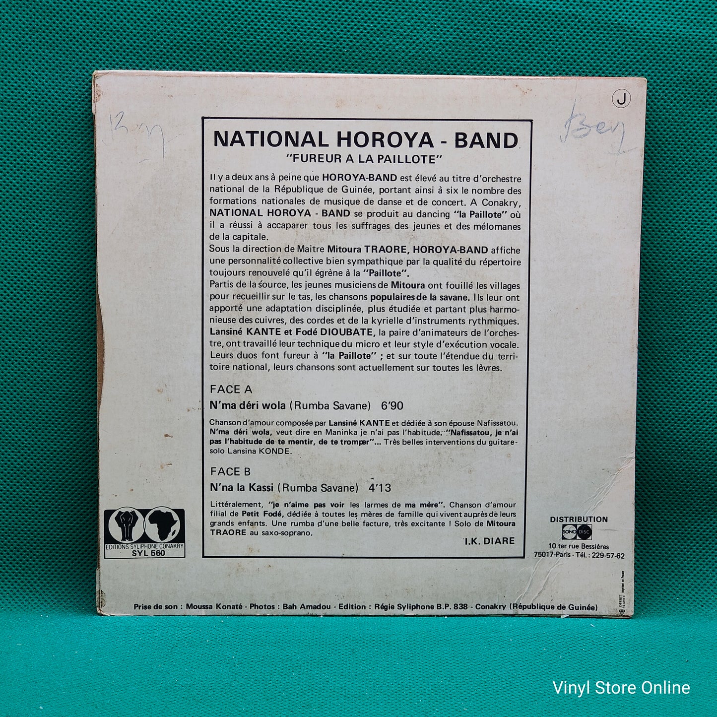 Horoya Band National ‎– Maderiwola / Nalakassi