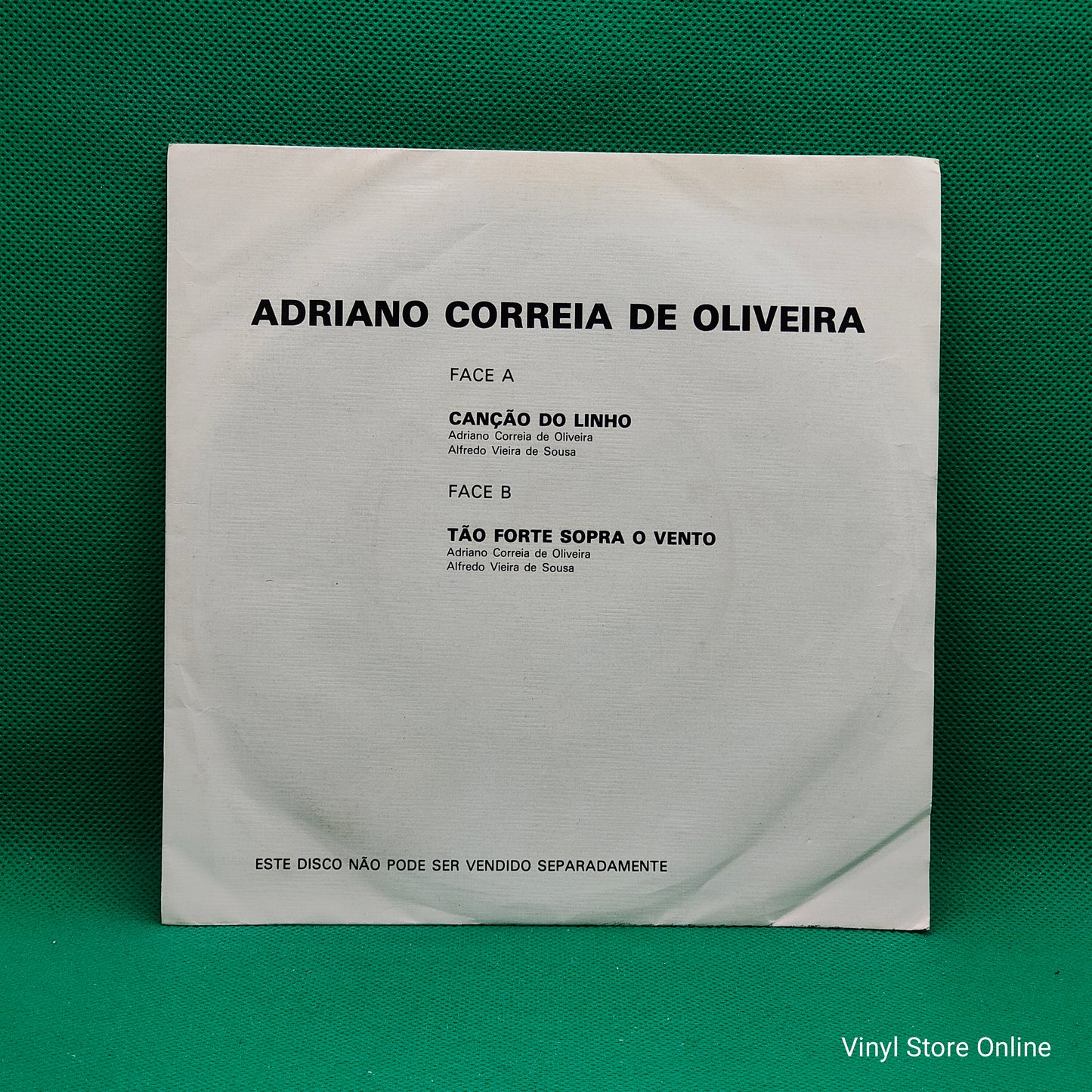 Adriano Correia De Oliveira ‎– Canção Do Linho
