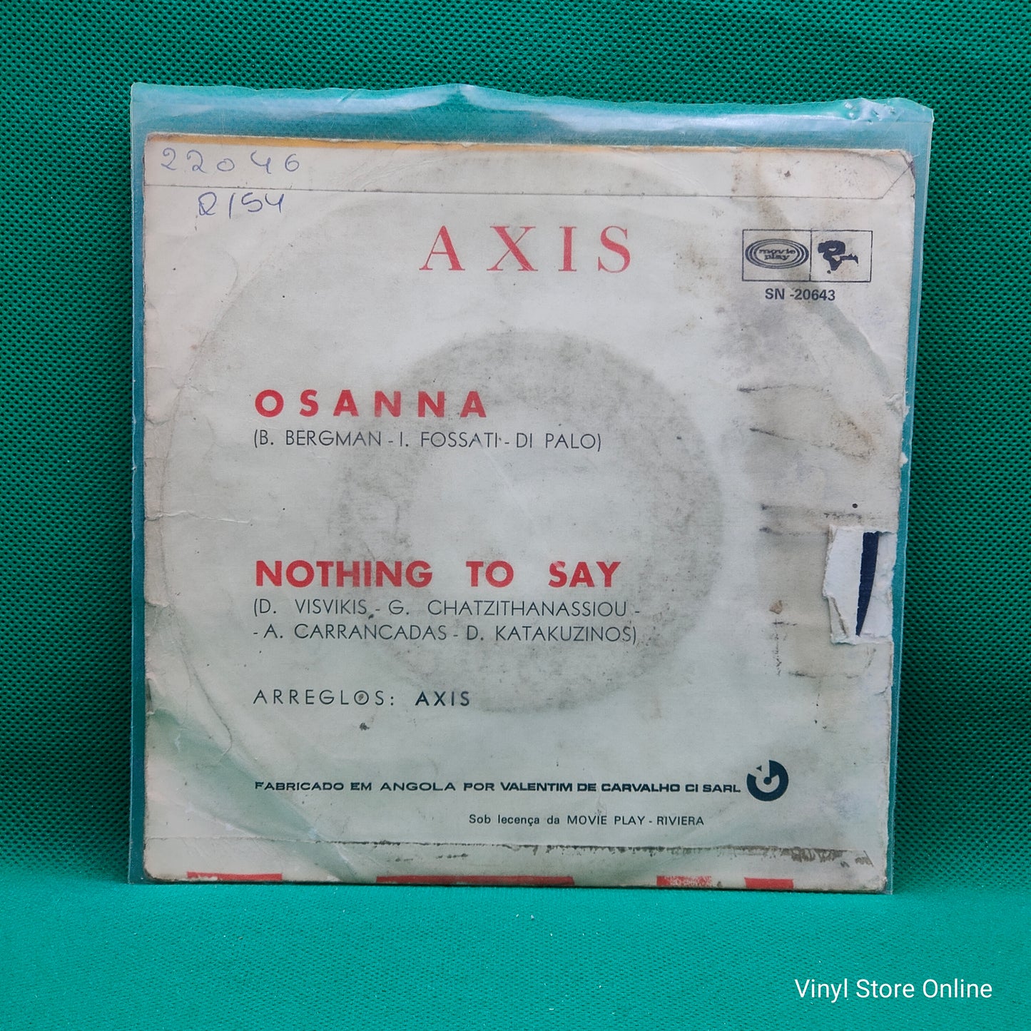 Axis ‎– Osanna