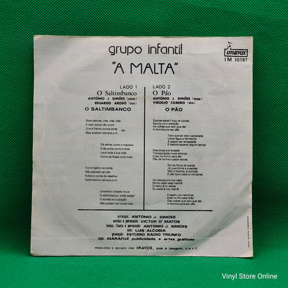Grupo Infantil "A Malta" ‎– O Saltimbanco