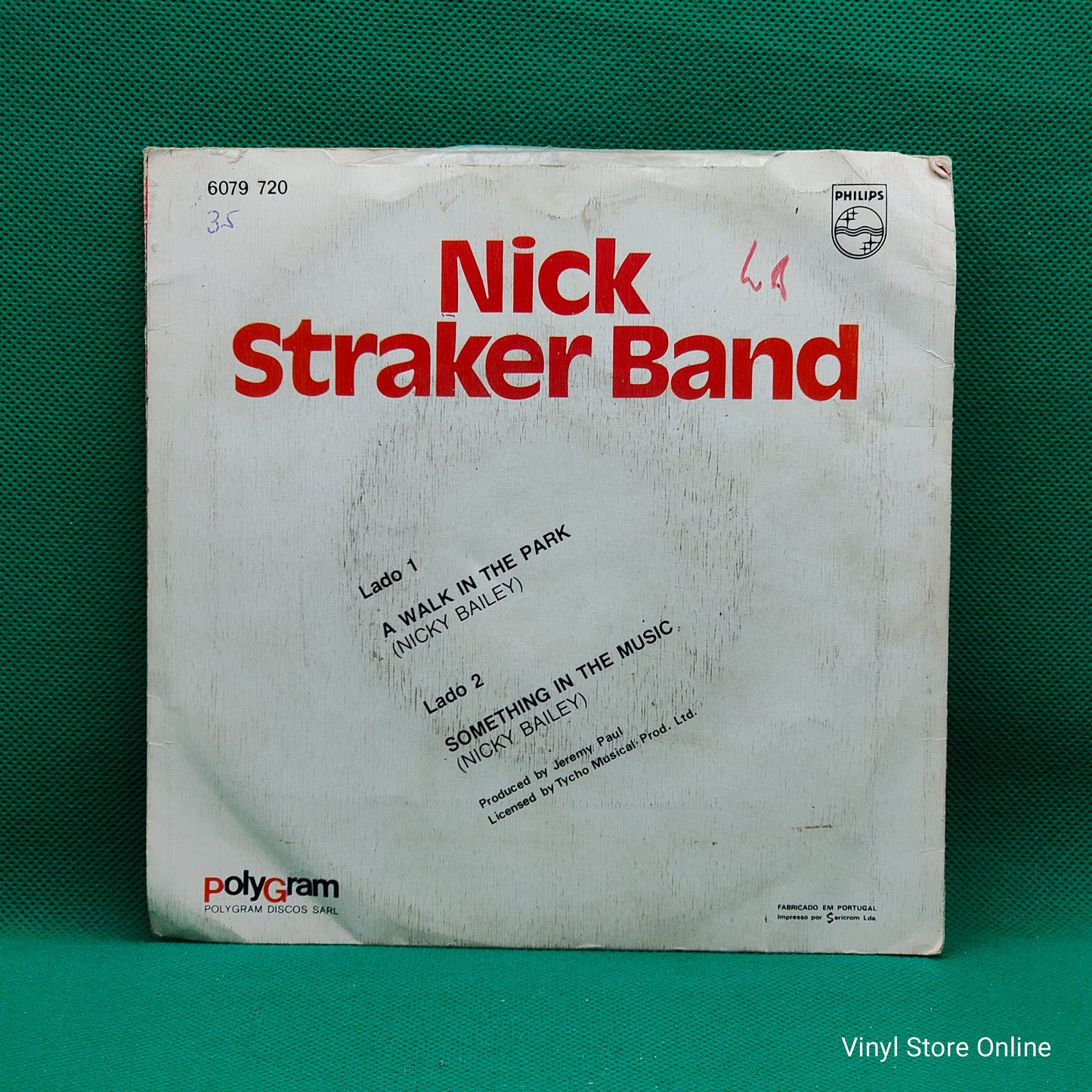 Nick Straker Band ‎– A Walk In The Park