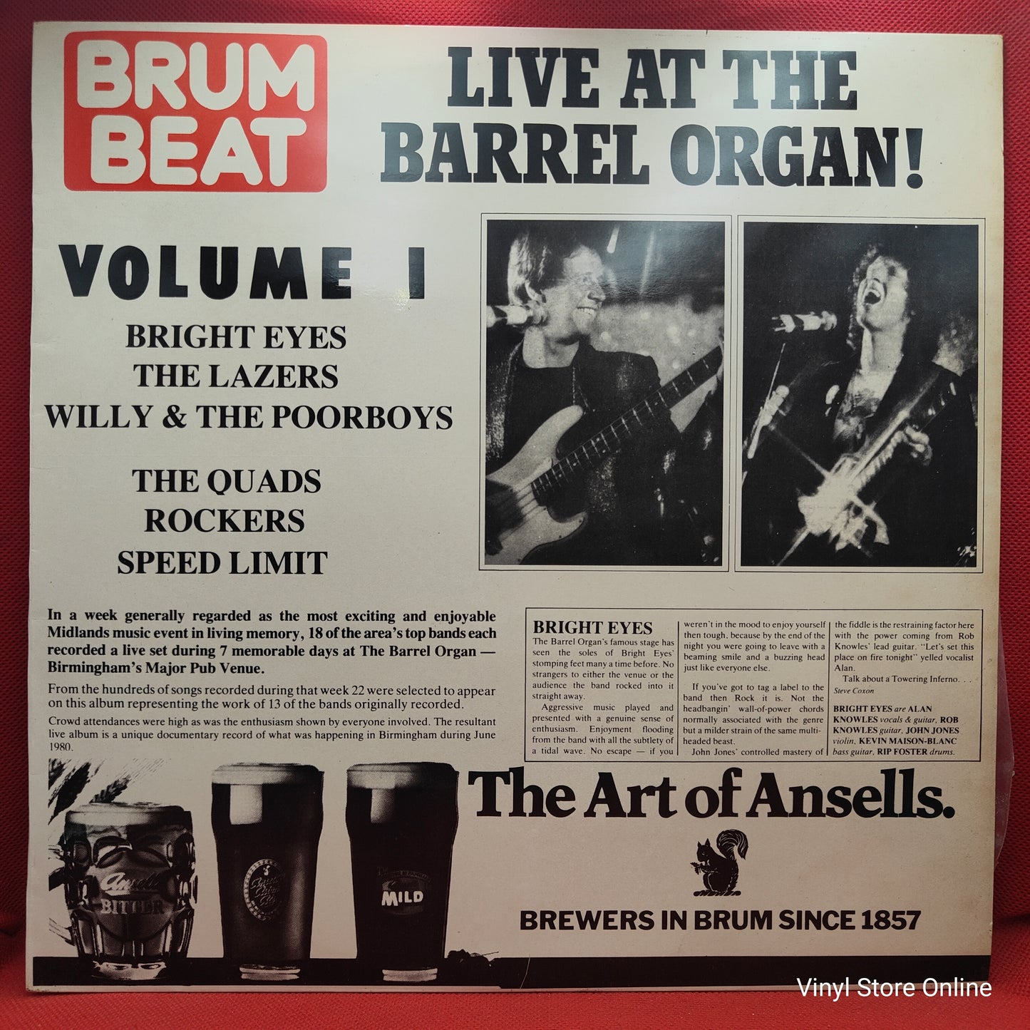 Various ‎– Brum Beat (Live At The Barrel Organ!) - Volume I