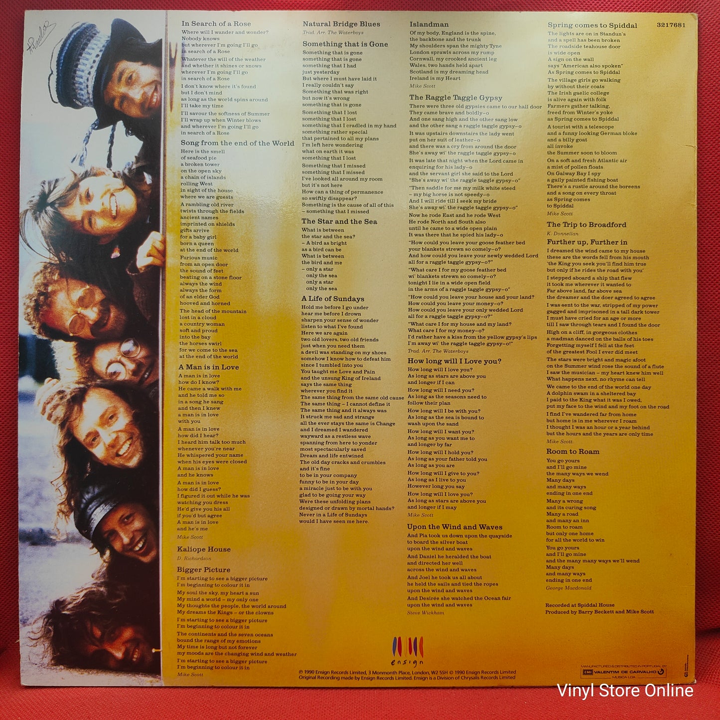 The WaterBoys ‎– Room To Roam