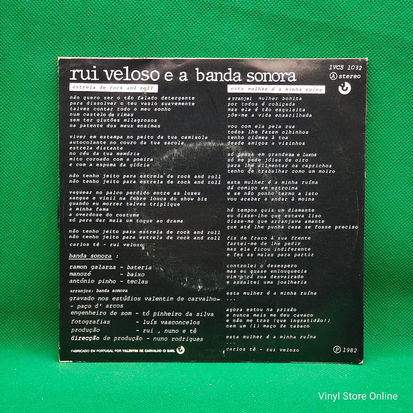 Rui Veloso ‎– Estrela De Rock And Roll / Esta Mulher É A Minha Ruína