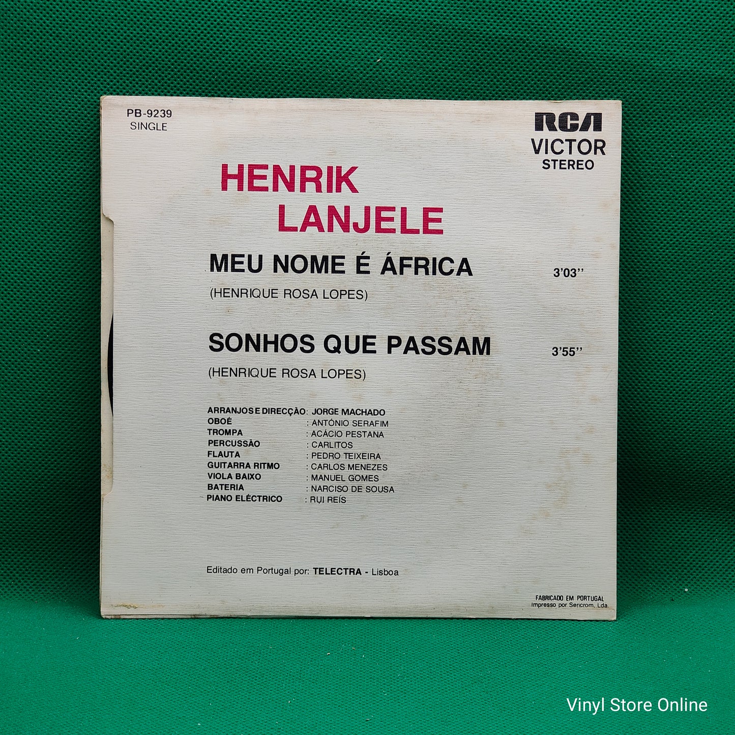 Henrik Lanjele ‎– Meu Nome É África