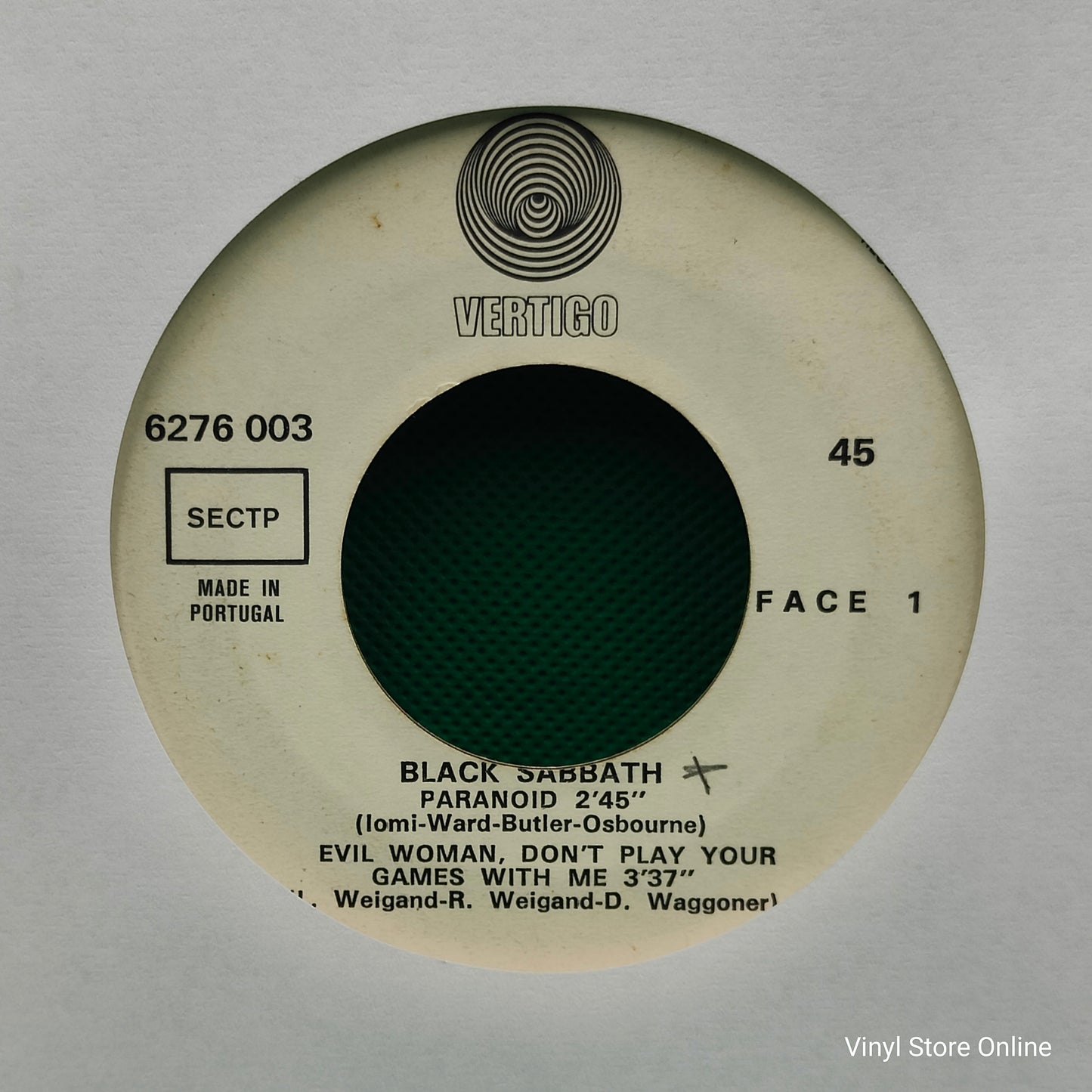 Black Sabbath ‎– Paranoid