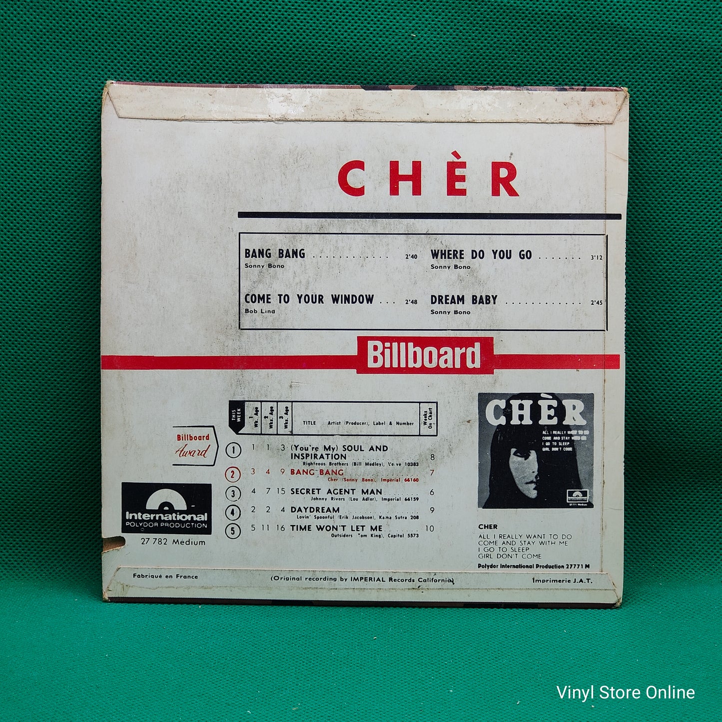 Cher ‎– Bang Bang