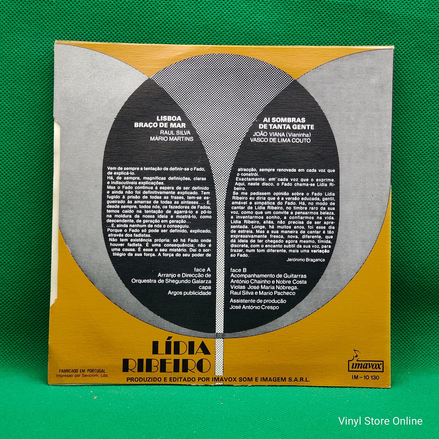 Lídia Ribeiro ‎– Lisboa Braço De Mar