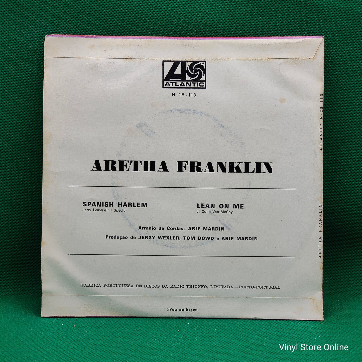 Aretha Franklin ‎– Spanish Harlem / Lean On Me