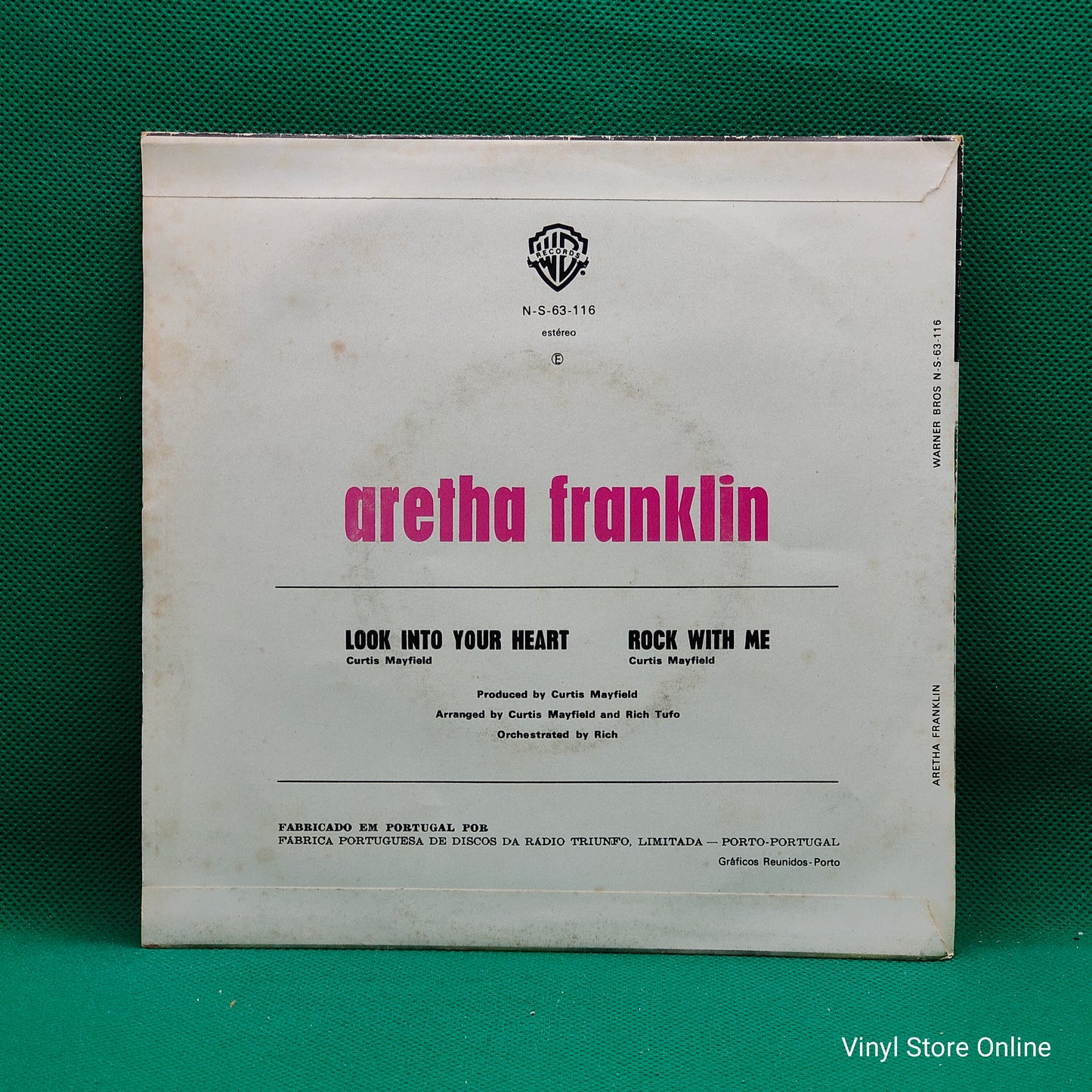 Aretha Franklin ‎– Look Into Your Heart / Rock With Me