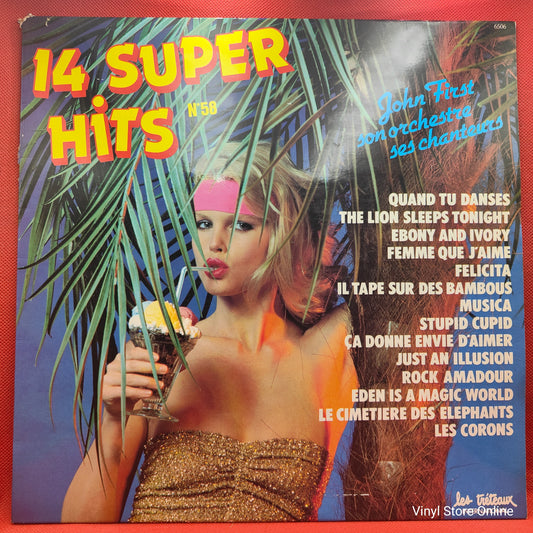 John First, Son Orchestre, Ses Chanteurs ‎– 14 Super Hits N°58