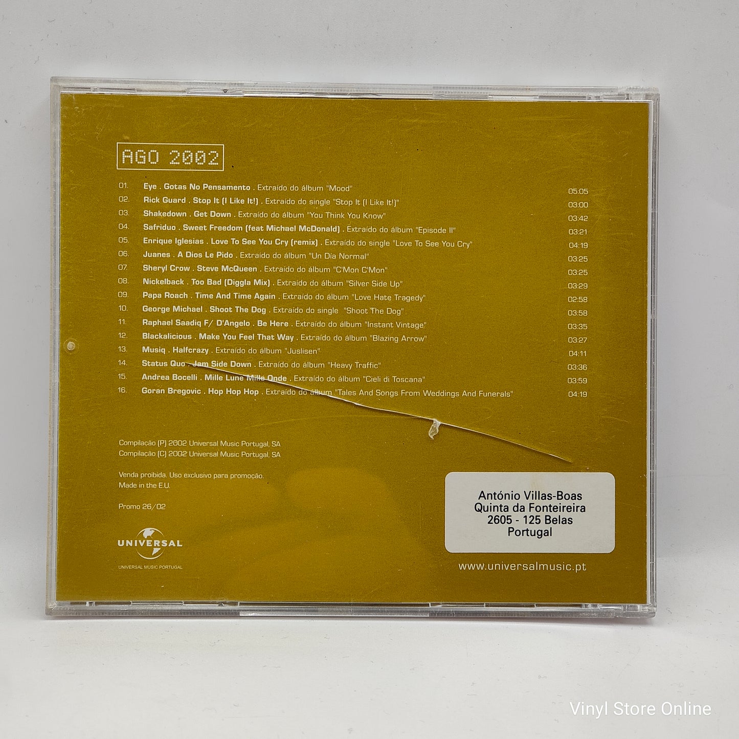 Vários - Geração Universal AGO 2002 - Promo 26/02