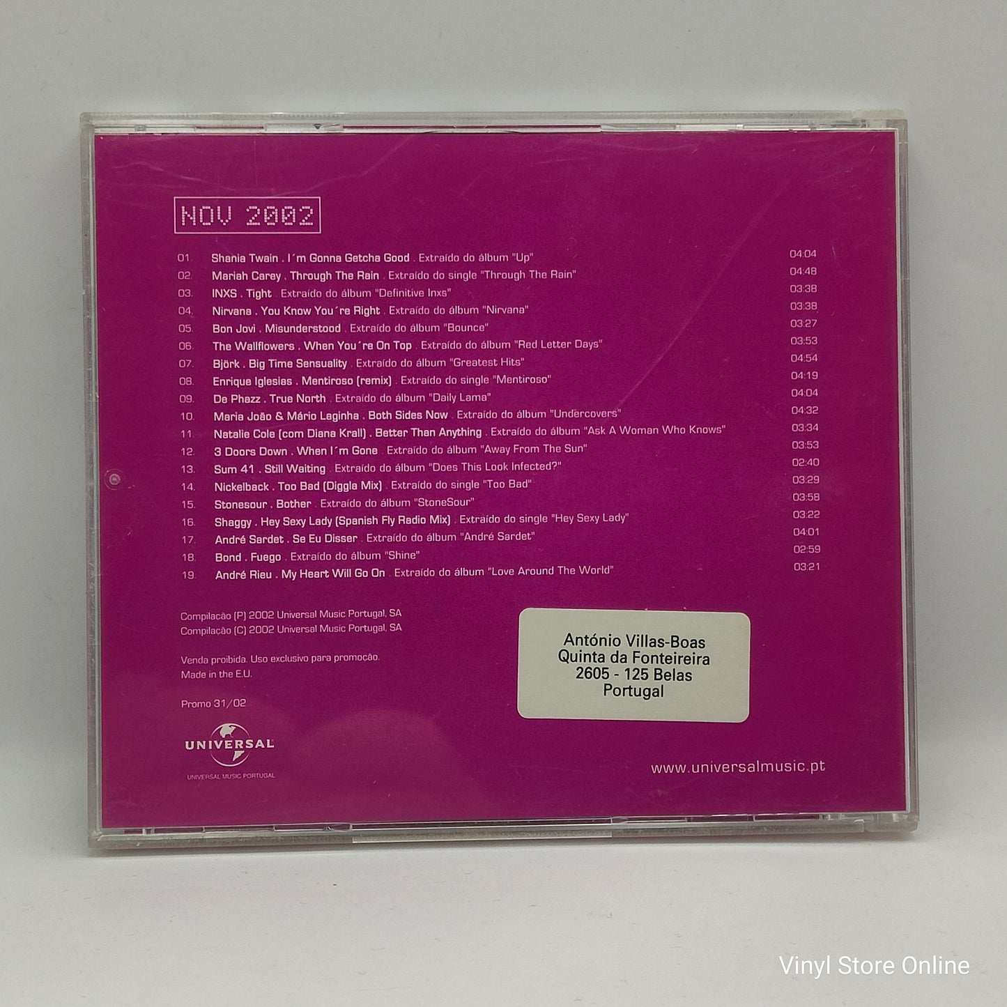 Vários - Geração Universal NOV 2002 - Promo 31/02