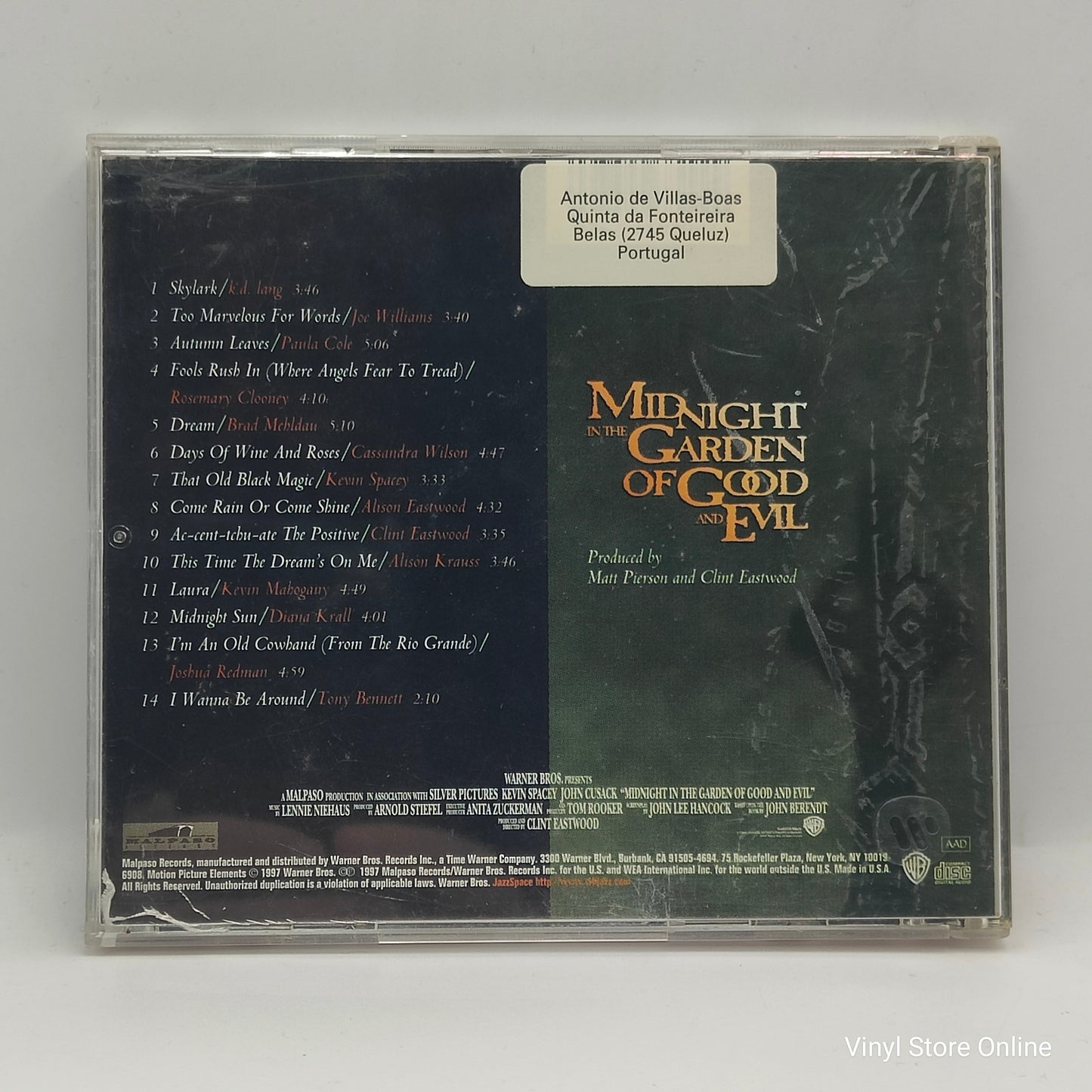 Various ‎– Midnight In The Garden Of Good And Evil (OST)