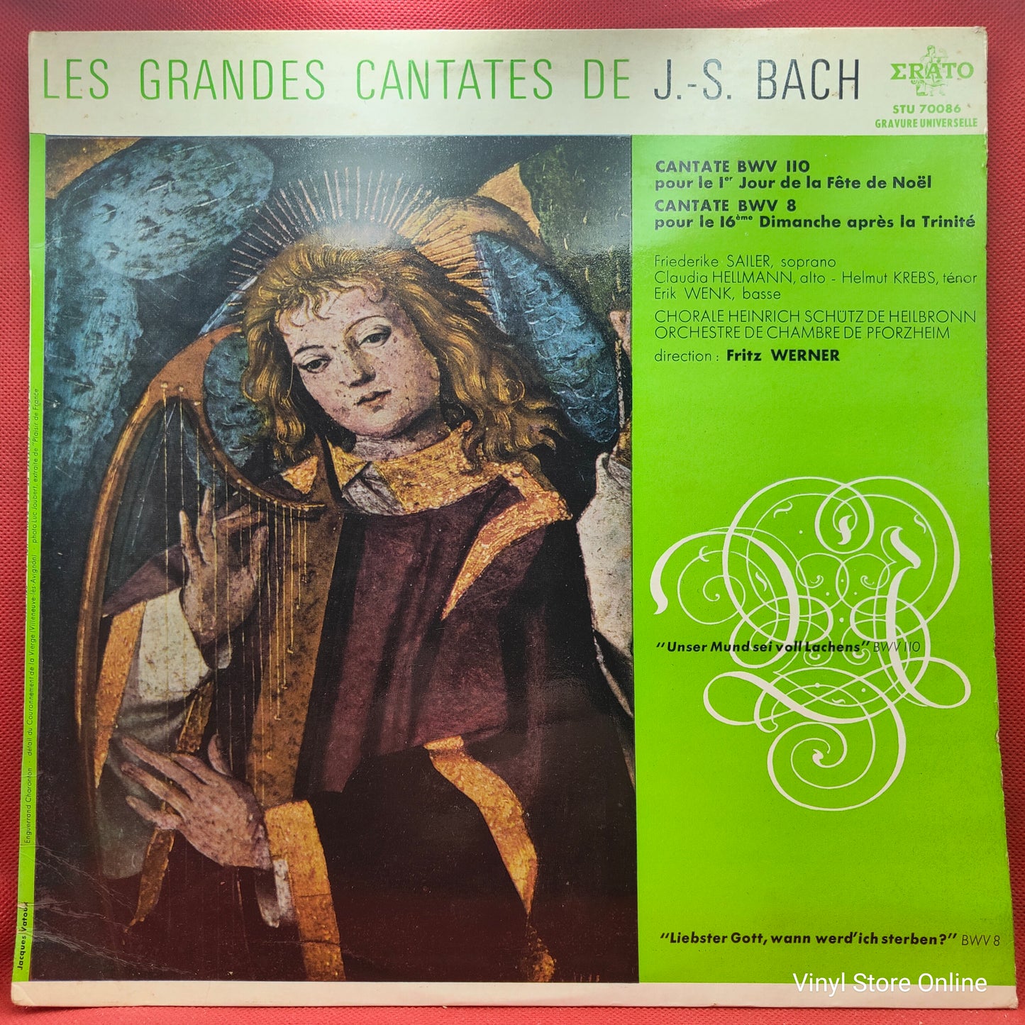 J.S. Bach - Chorale Heinrich Schütz De Heilbronn, Orchestre De Chambre De Pforzheim -  Les Grandes Cantates De J.S. Bach (Vol.12)