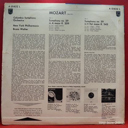Mozart - Bruno Walter - Symphonie A-dur KV 201 / Symphonie Es-dur KV 543