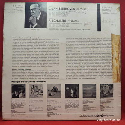 Beethoven, Schubert ‎– Symphony No.5 In C Minor Op.67 / Symphony No. 8 In B Minor