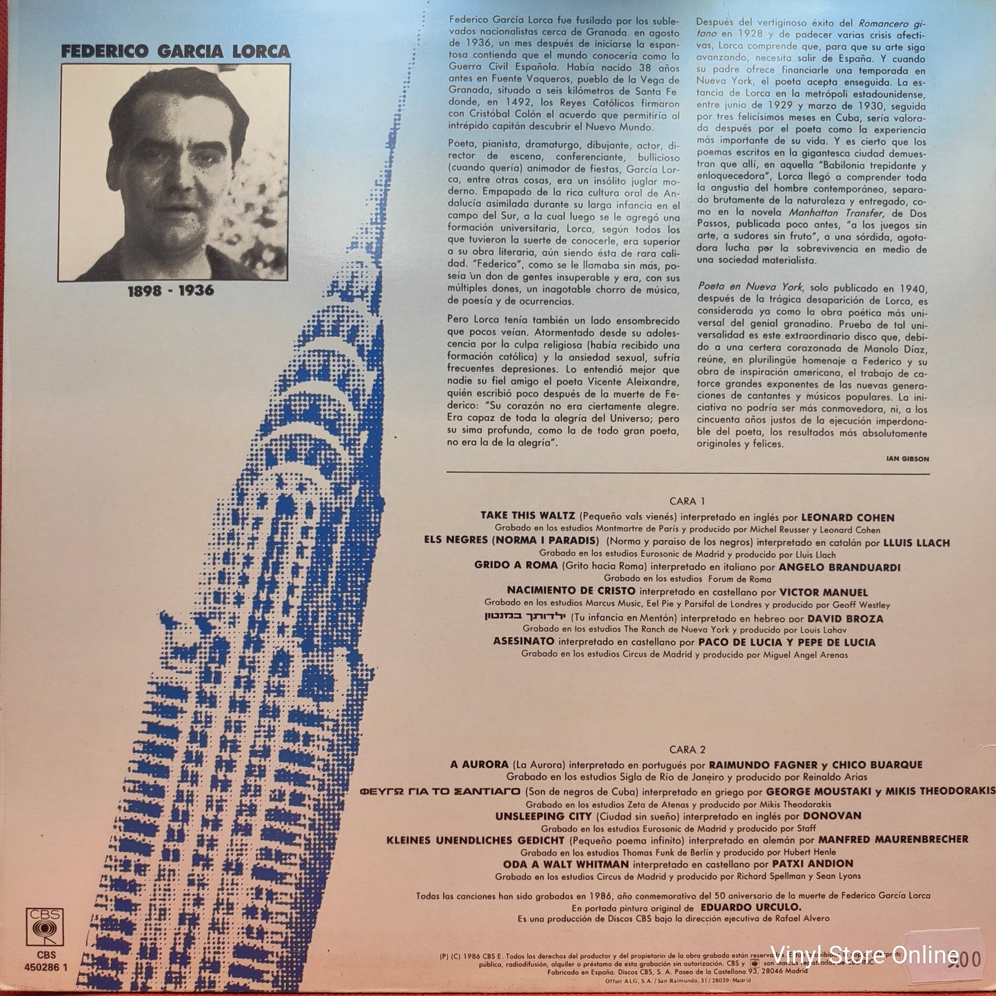 Various ‎– Poetas En Nueva York