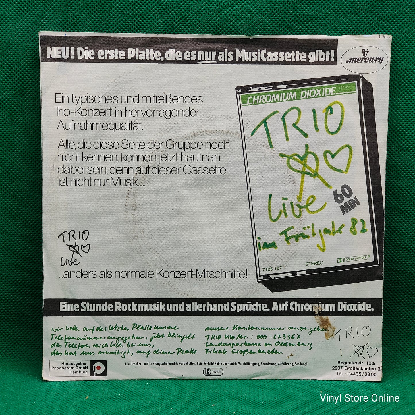 Trio ‎– Anna - Lassmichrein Lassmichraus