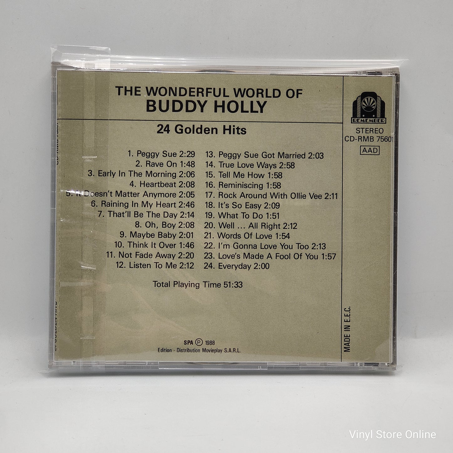 Buddy Holly ‎– The Wonderful World Of Buddy Holly