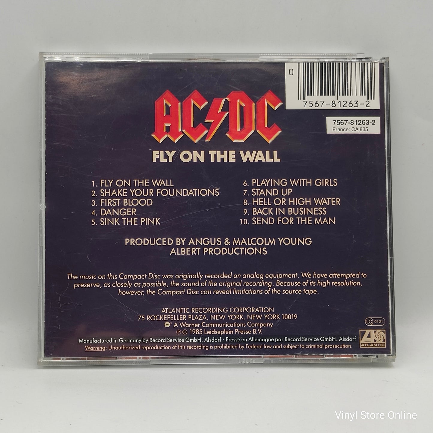 AC/DC ‎– Fly On The Wall