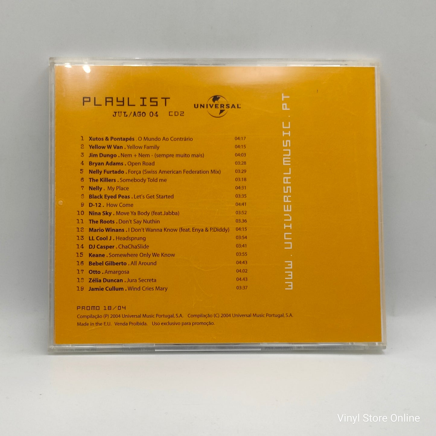 Varios - Geração Universal /Julho Agosto 2004 / CD2  Promo 18-04
