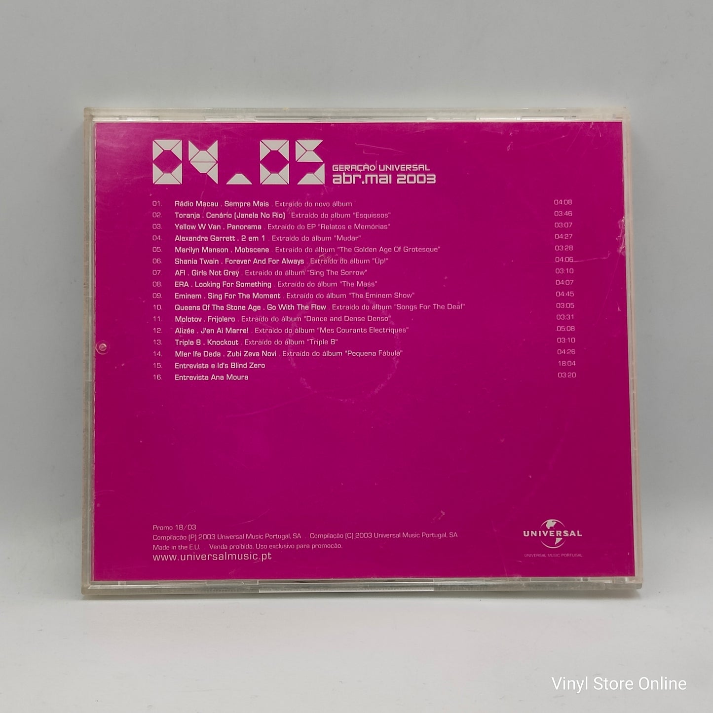 Varios - Geração Universal / Abril Maio 2003 / Promo 18-03