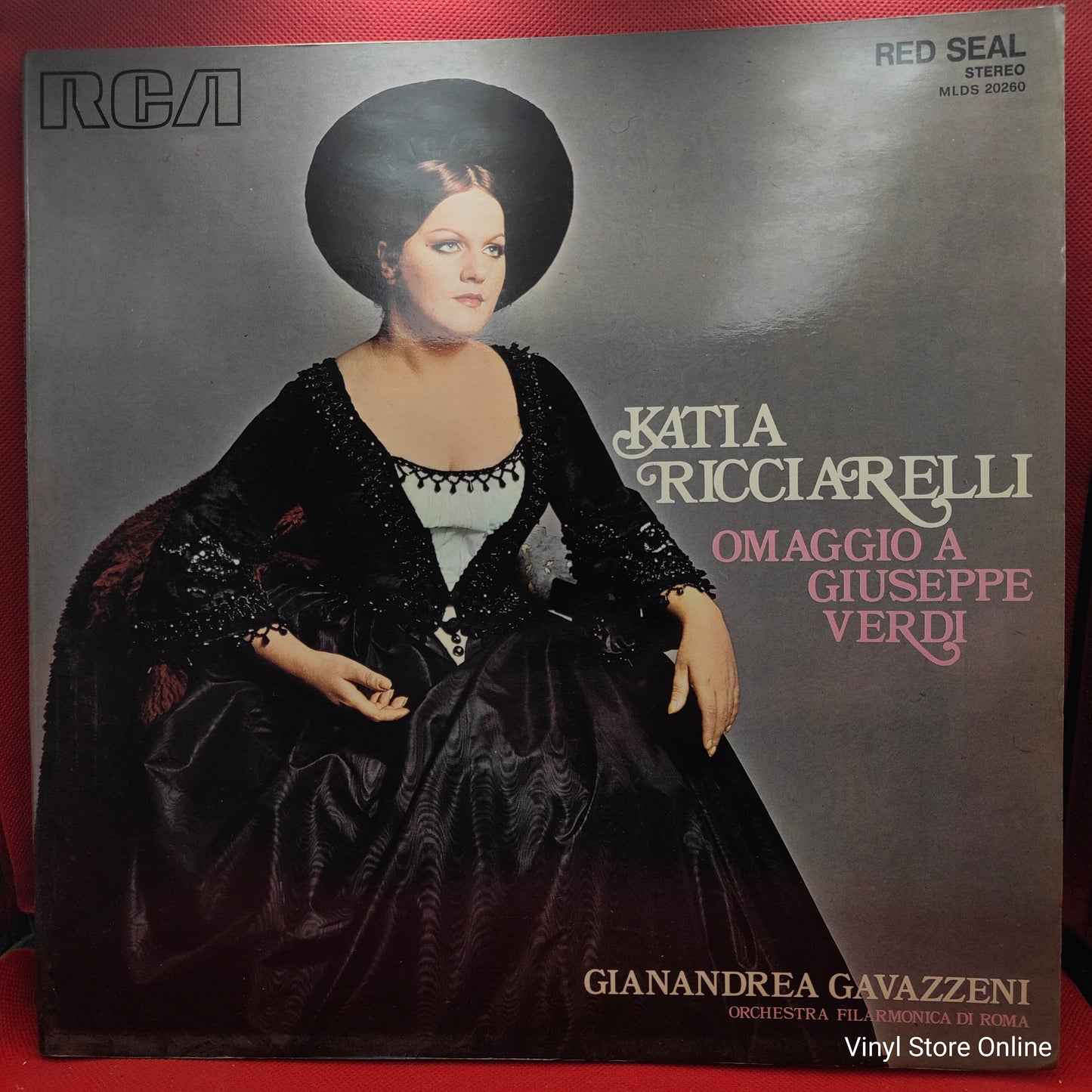 Katia Ricciarelli / Gianandrea Gavazzeni / Orchestra Filarmonica Di Roma ‎– Omaggio A Giuseppe Verdi