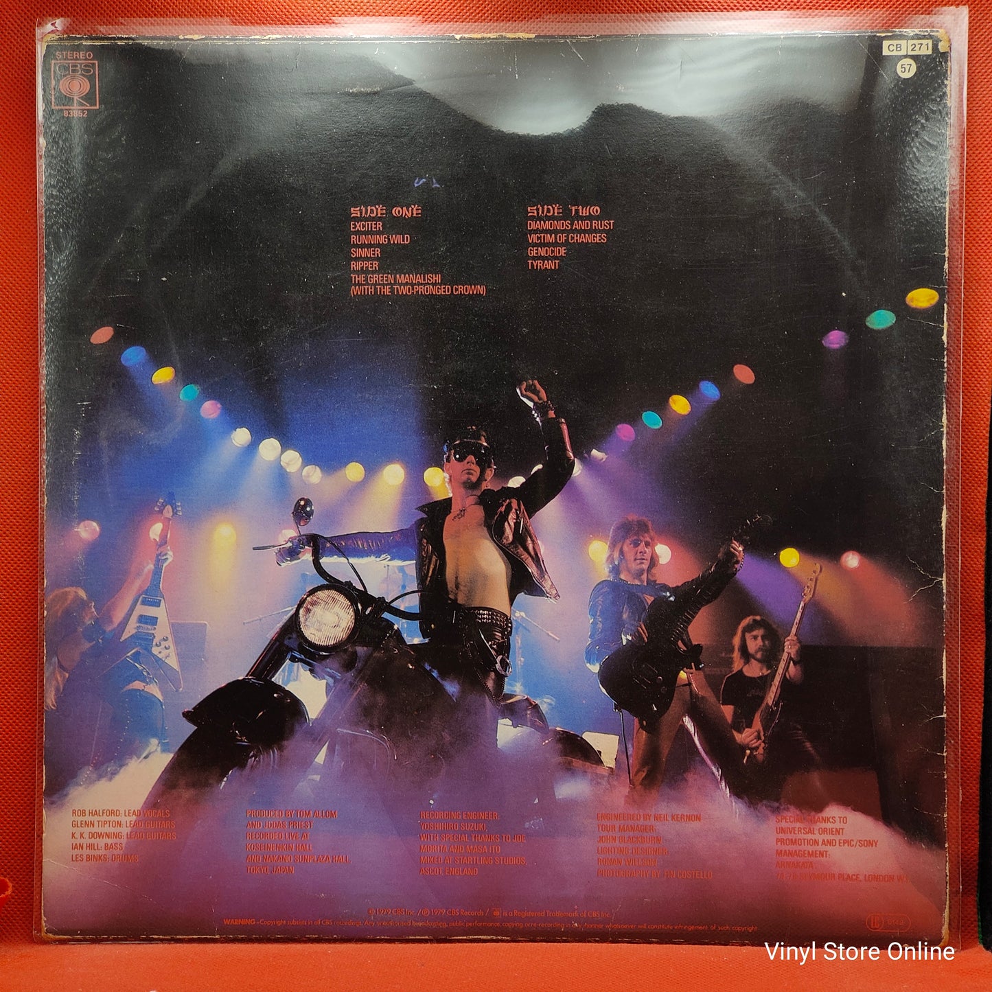 Judas Priest ‎– Unleashed In The East (Live In Japan)