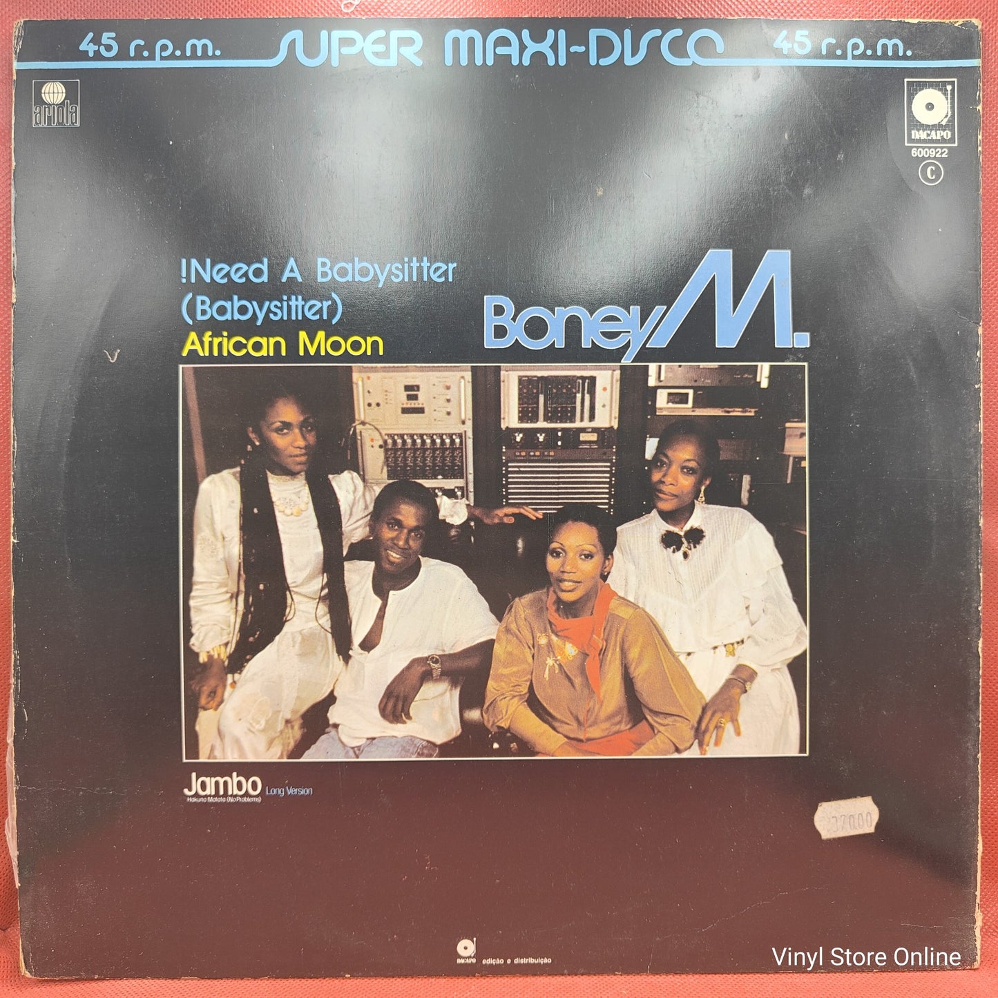 Boney M. ‎– I Need A Babysitter (Babysitter) / African Moon