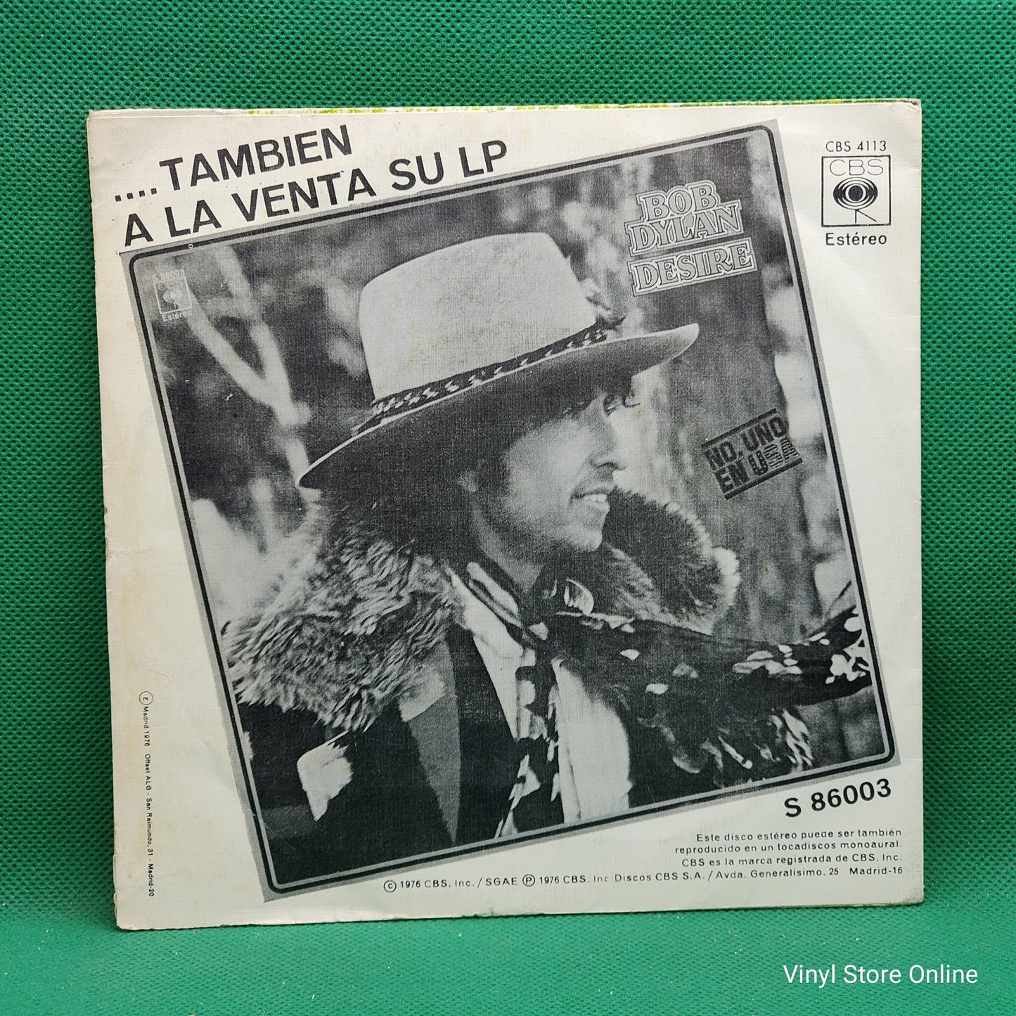 Bob Dylan ‎– Mozambique