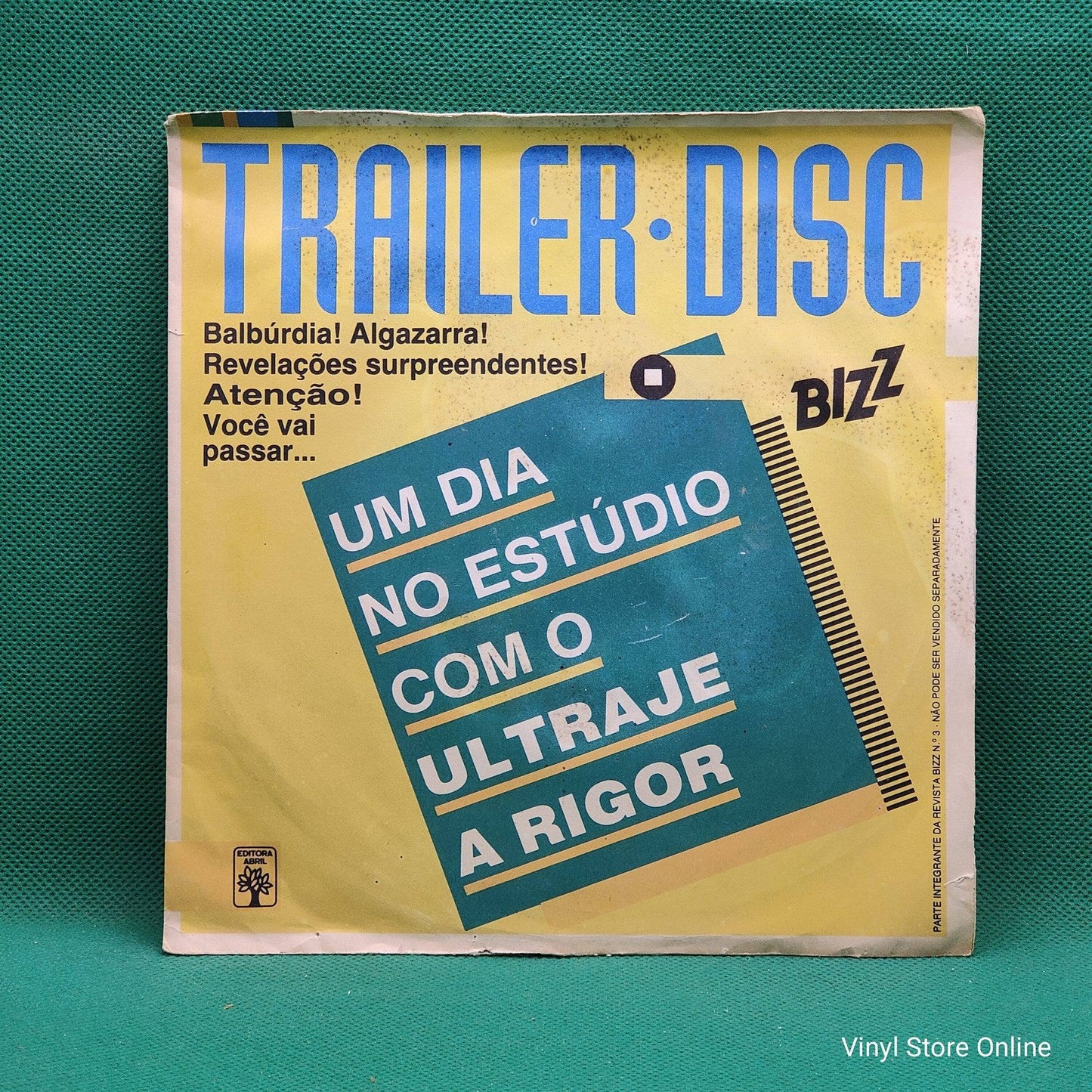 Ultraje A Rigor ‎– Trailer Disc Um Dia No Estúdio Com...