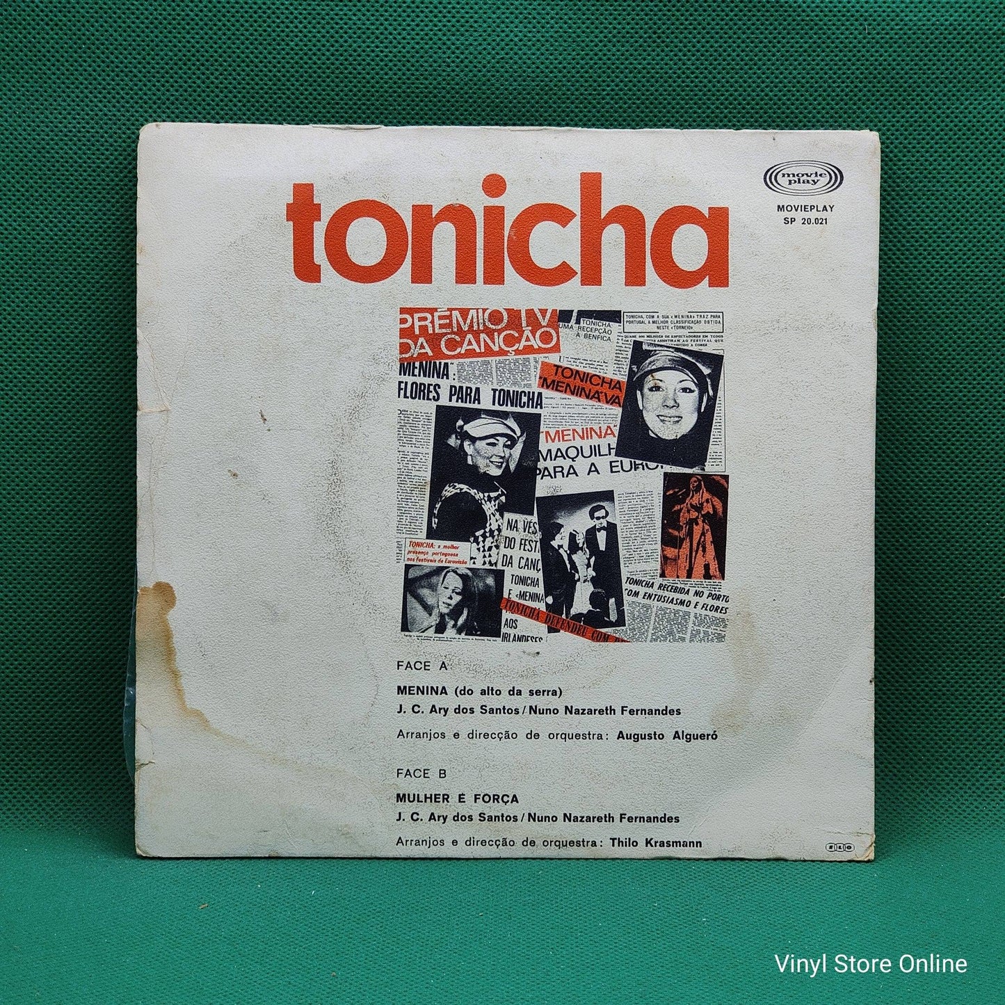 Tonicha ‎– Menina (Do Alto Da Serra)