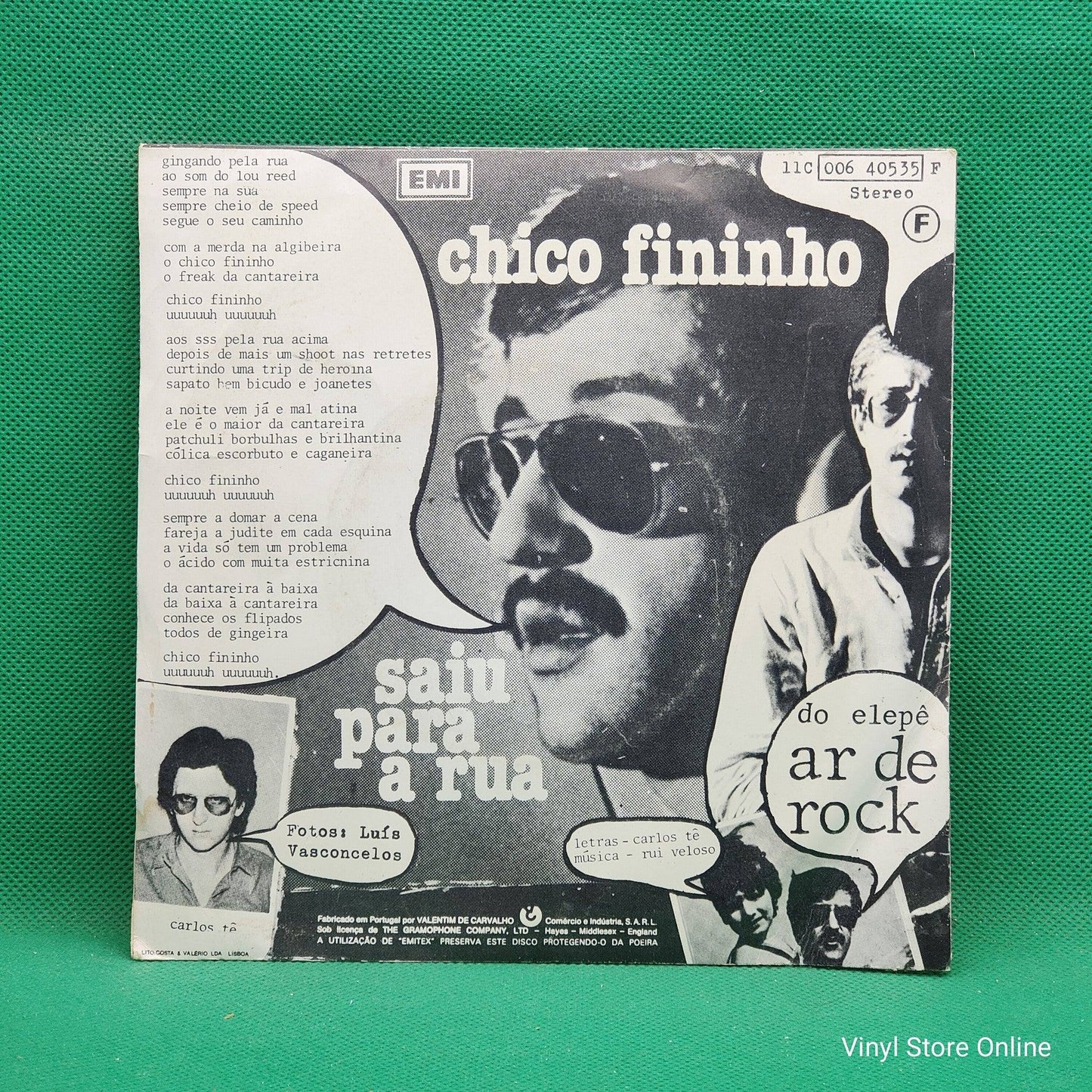 Rui Veloso & A Banda Sonora ‎– Chico Fininho