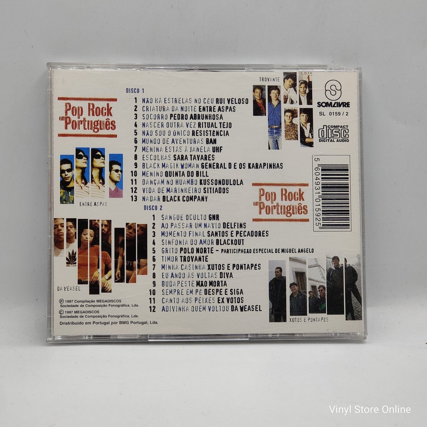 Various ‎– Pop Rock Em Português