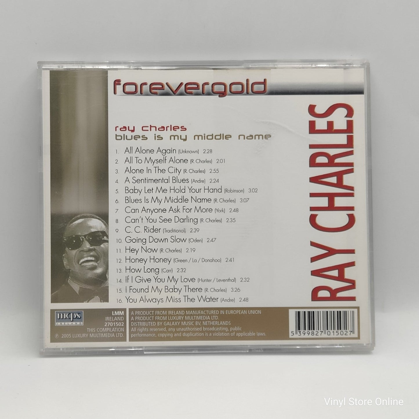 Ray Charles ‎– Blues Is My Middle Name