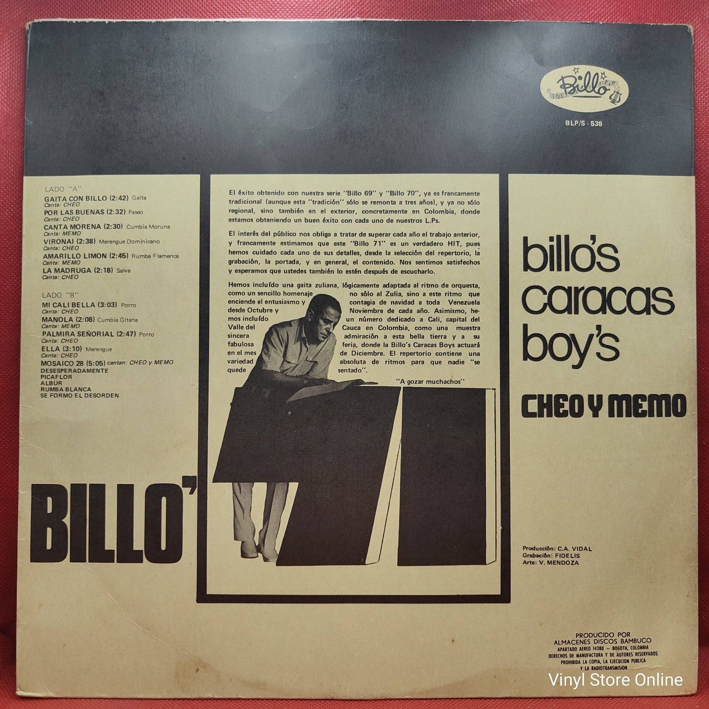 Billo's Caracas Boys ‎– Billo’ 71
