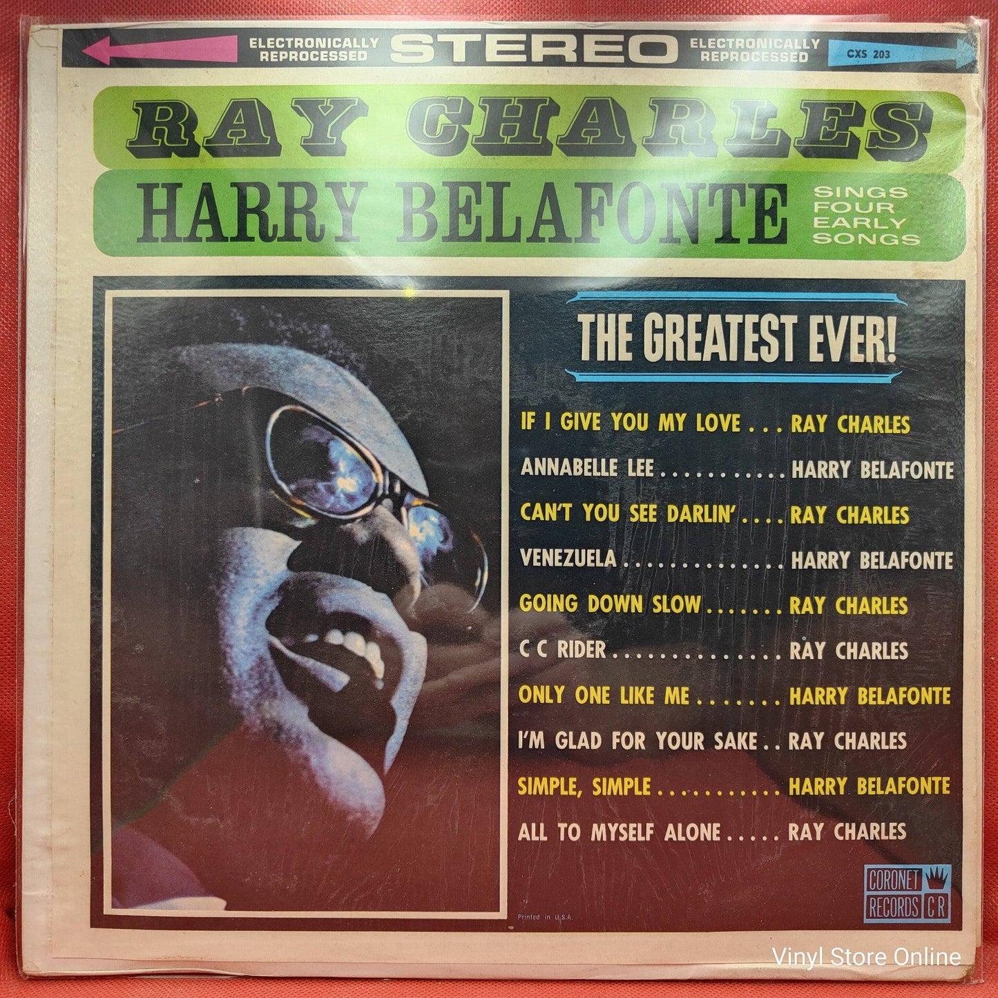 Ray Charles / Harry Belafonte ‎– The Greatest Ever