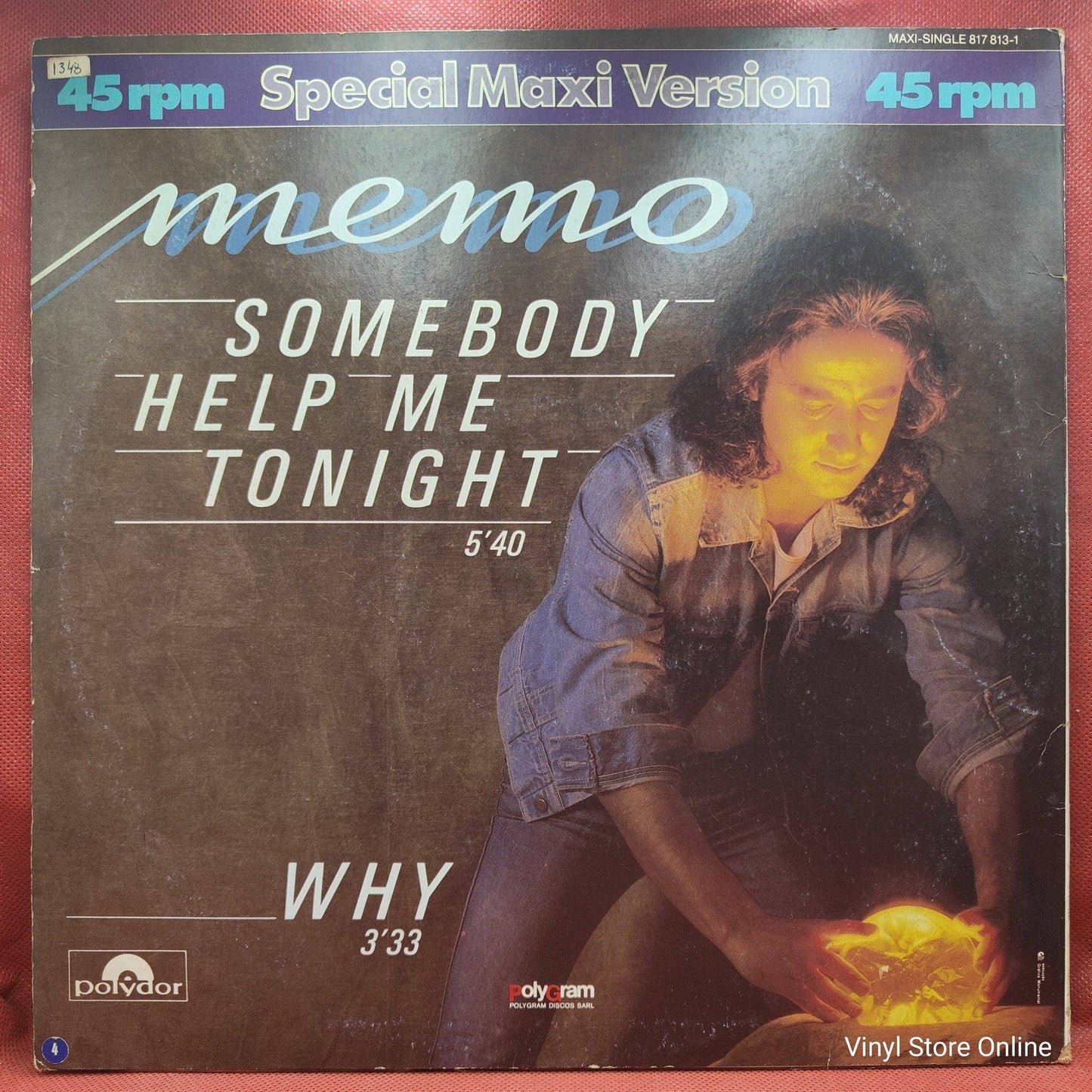 Memo ‎– Somebody Help Me Tonight / Why