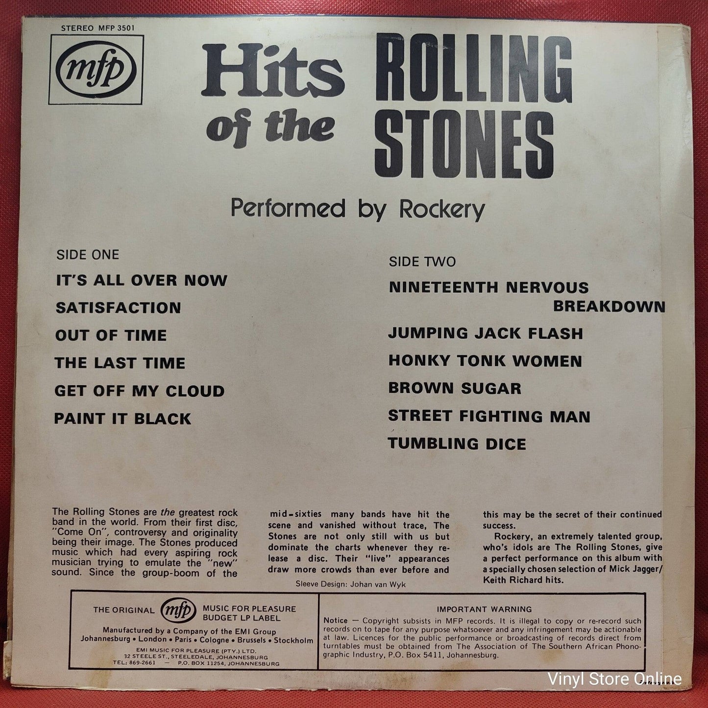 Rockery ‎– Hits Of The Rolling Stones