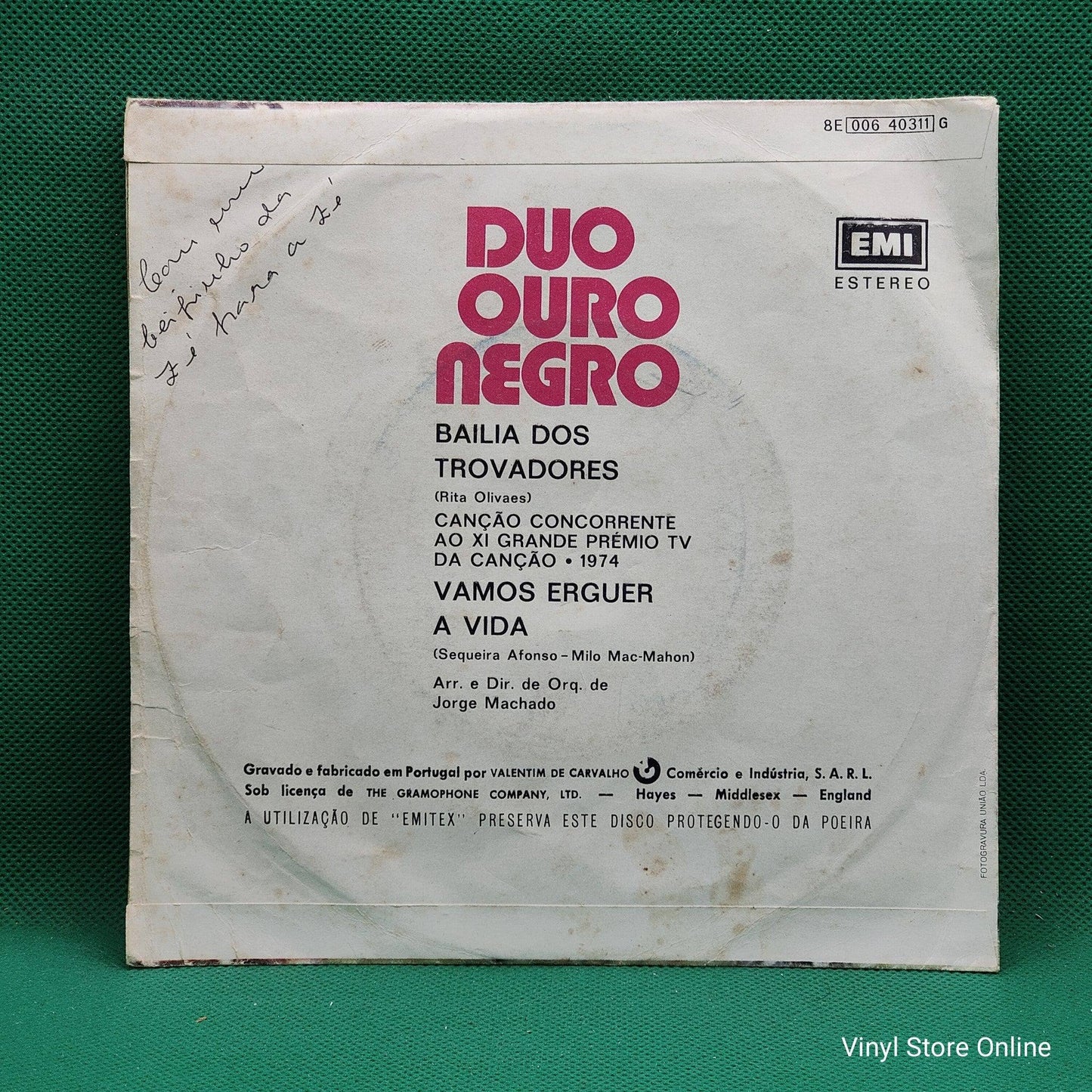 Duo Ouro Negro ‎– Bailia Dos Trovadores
