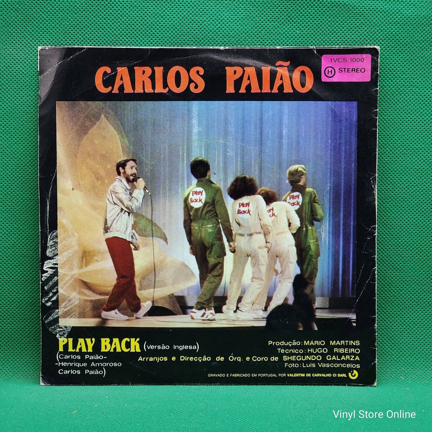 Carlos Paião ‎– Play Back