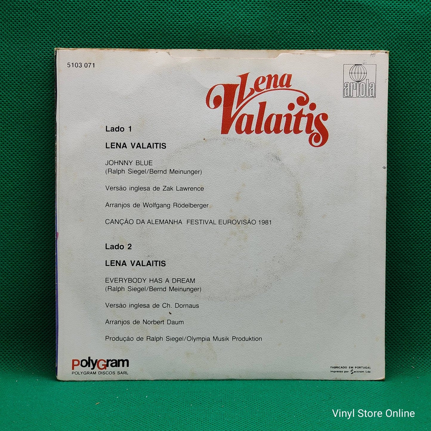 Lena Valaitis ‎– Johnny Blue