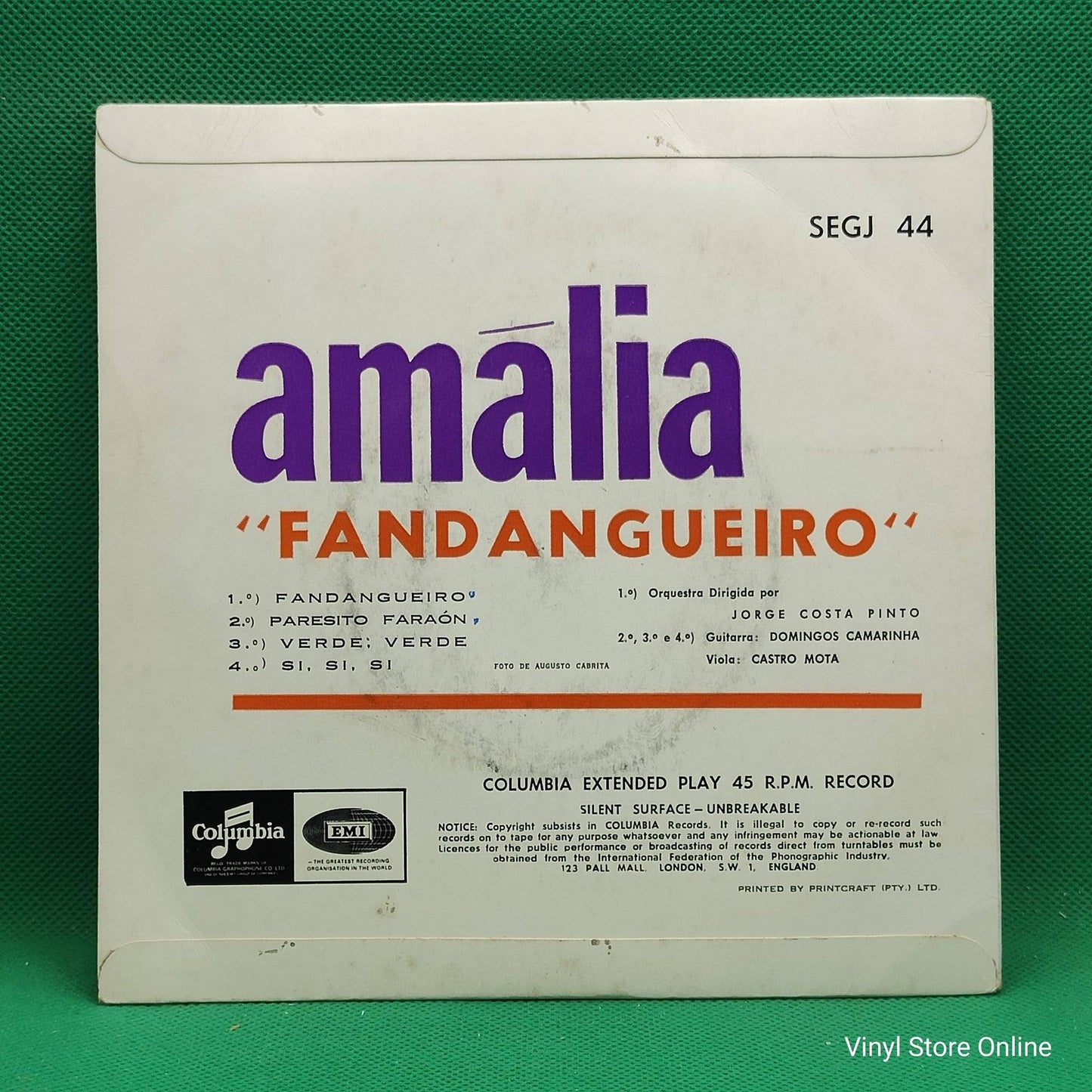 Amália Rodrigues – Fandangueiro