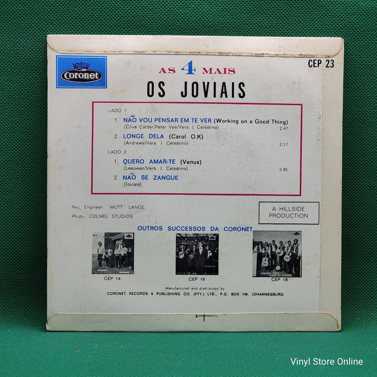 Os Joviais ‎– As 4 Mais