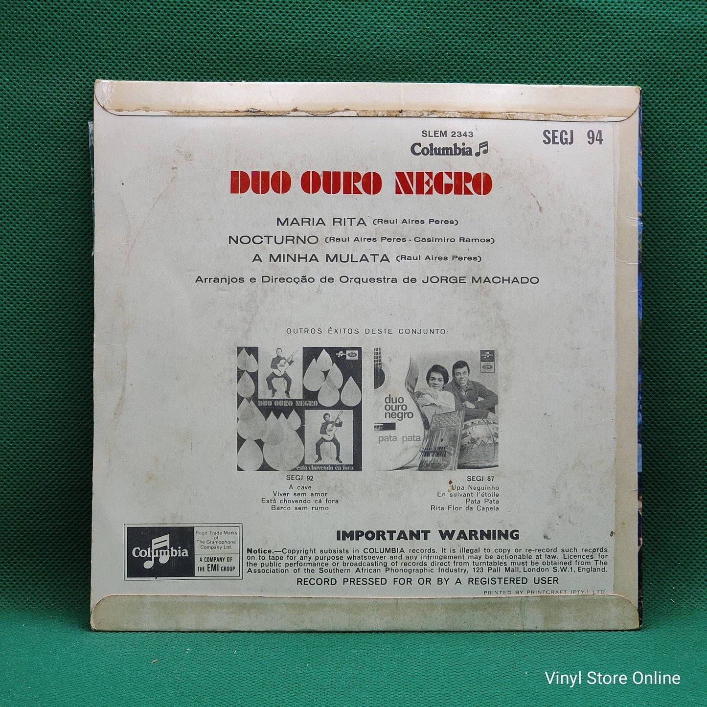 Duo Ouro Negro ‎– Maria Rita