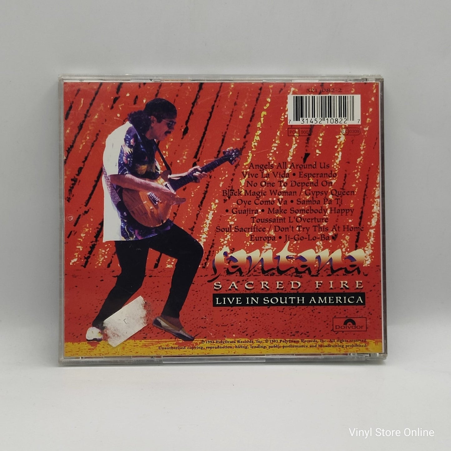 Santana ‎– Sacred Fire: Santana Live In South America