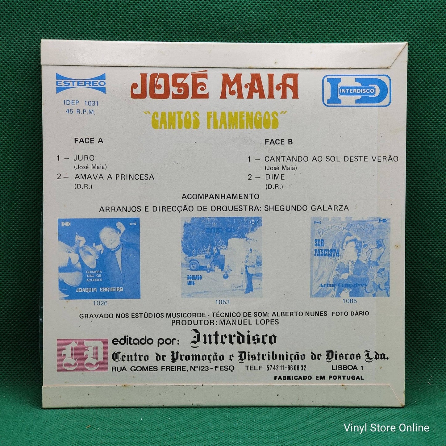 José Maia ‎– Cantos Flamengos