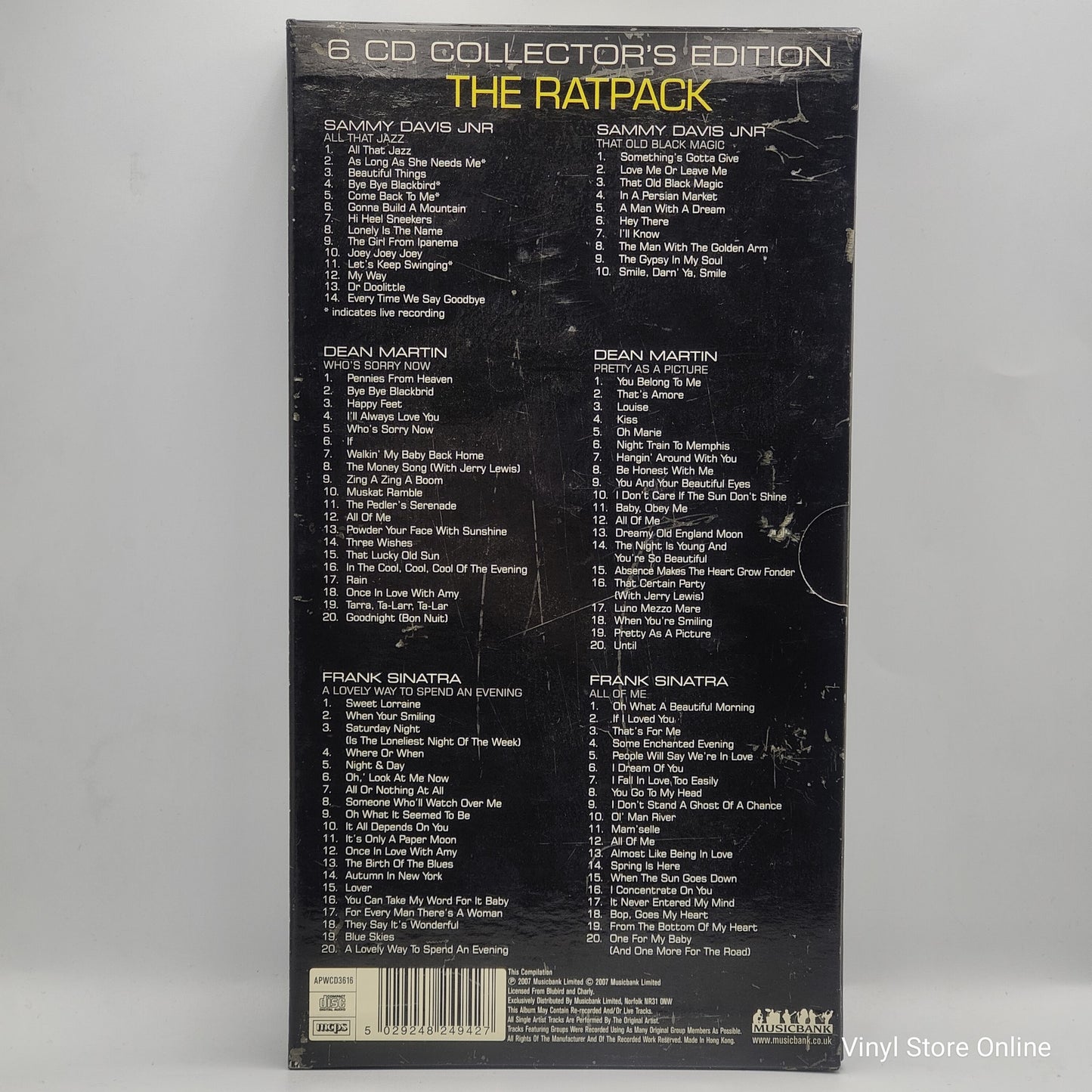 Sammy Davis Jr, Dean Martin, Frank Sinatra ‎– The Ratpack
