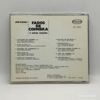José Afonso ‎– Fados De Coimbra E Outras Canções